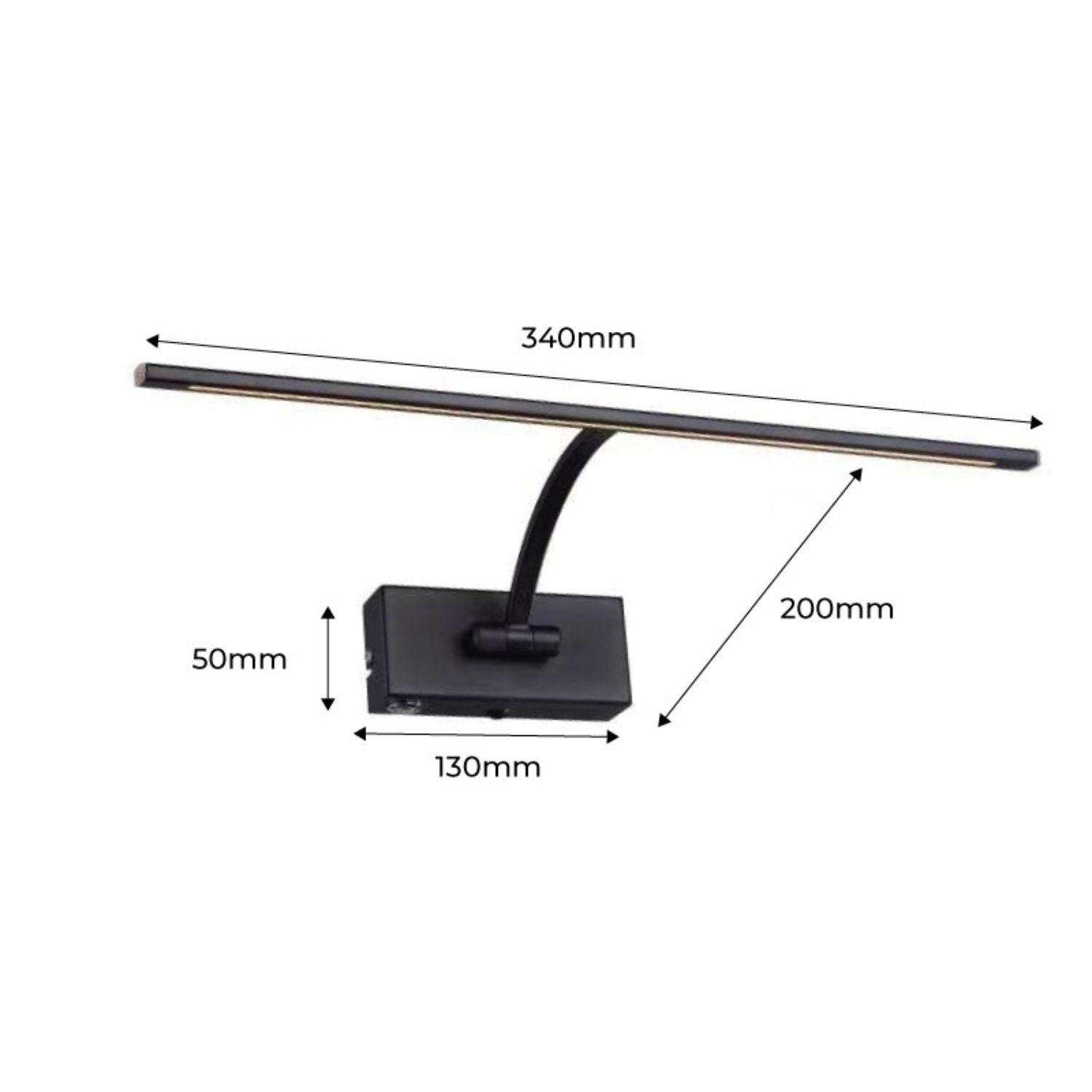 Aplique de pared para iluminación de cuadros LED 6W ajustable