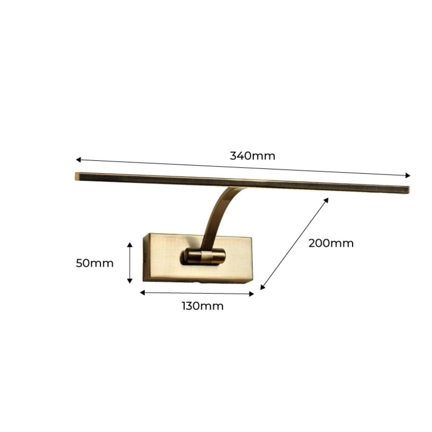 Aplique de pared para iluminación de cuadros LED 6W ajustable