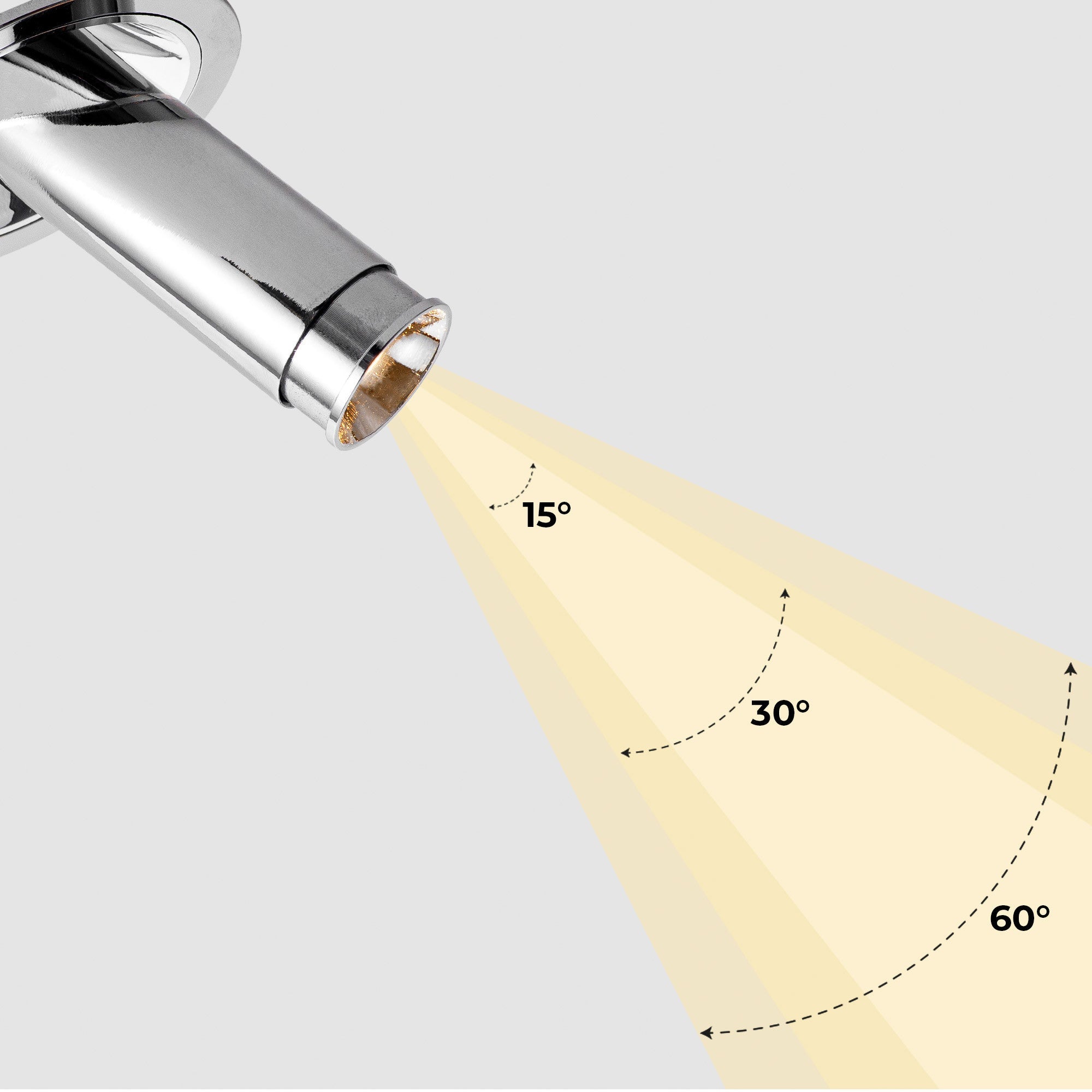 Foco LED empotrable orientable "ALAI" - Zoom - 100mm - 2800K - LED COB - chip Cree - 7W