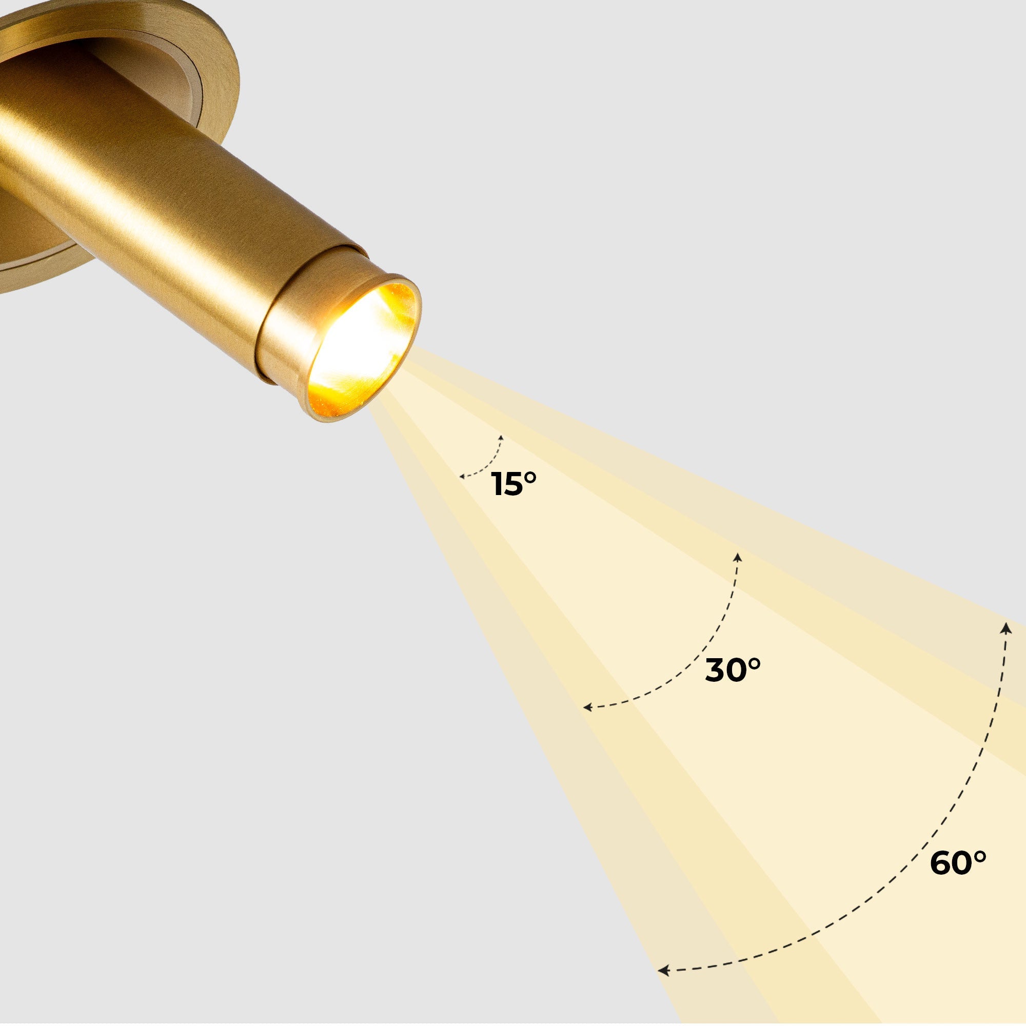 Foco LED empotrable orientable "ALAI" - Zoom - 100mm - 2800K - LED COB - chip Cree - 7W