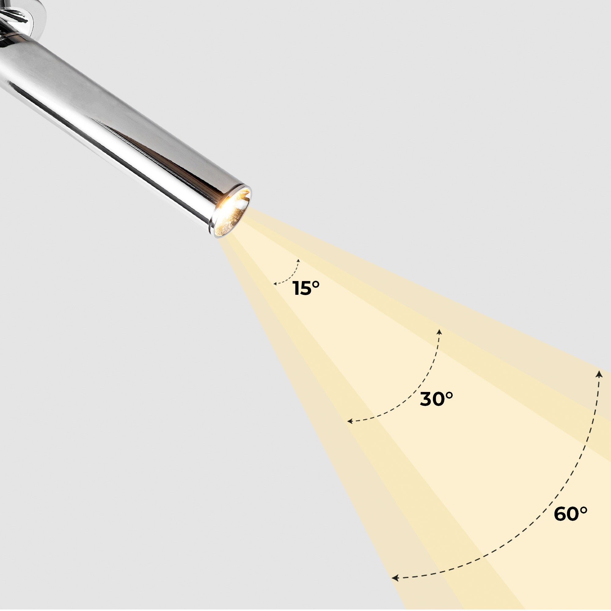Foco LED empotrable orientable "ALAI" - Zoom - 200mm - 2800K - LED COB - chip Cree - 7W