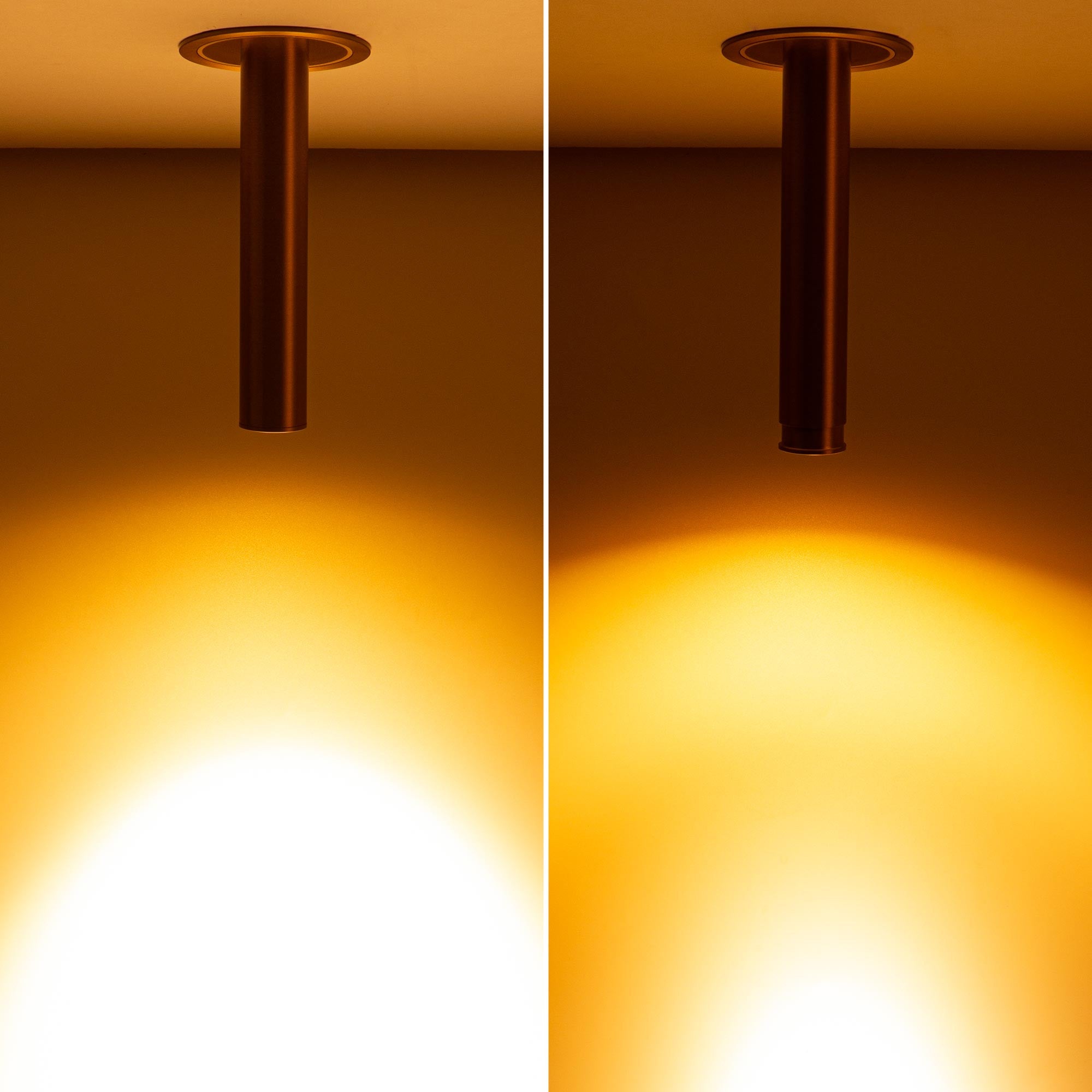 Foco LED empotrable orientable "ALAI" - Zoom - 200mm - 2800K - LED COB - chip Cree - 7W