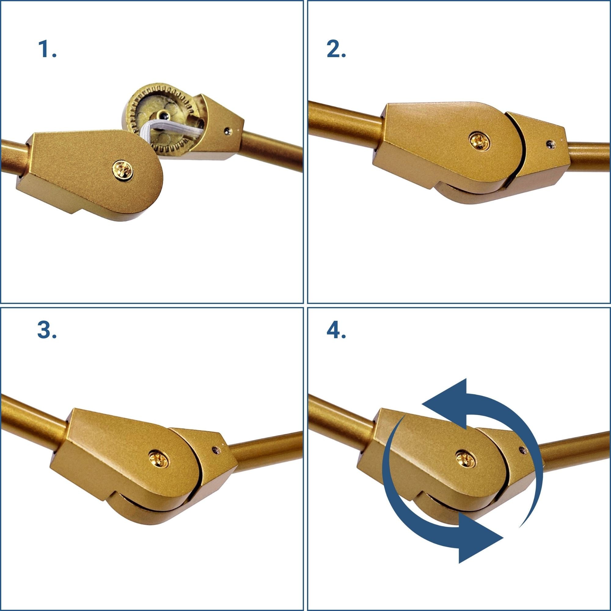 Lámpara de techo articulada "ORIÓN 6" - 6 x E27