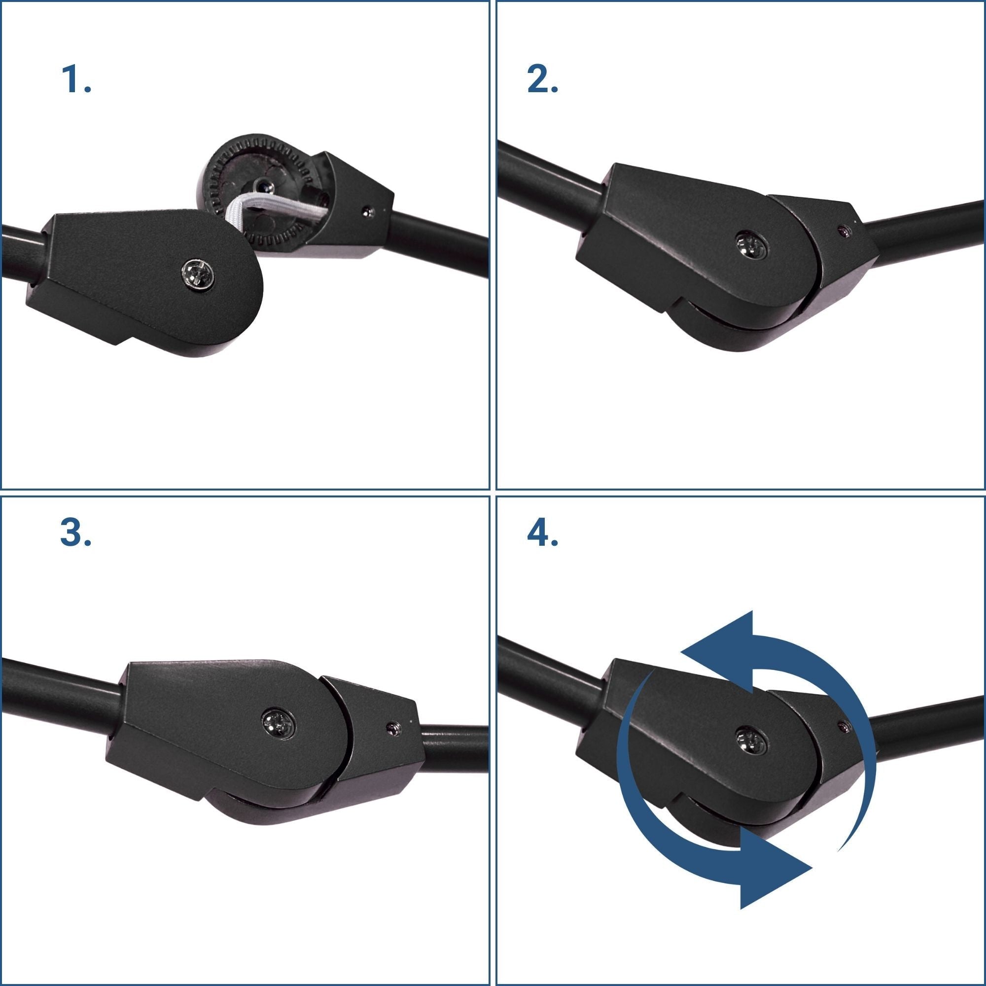 Lámpara de techo articulada "ORIÓN 6" - 6 x E27