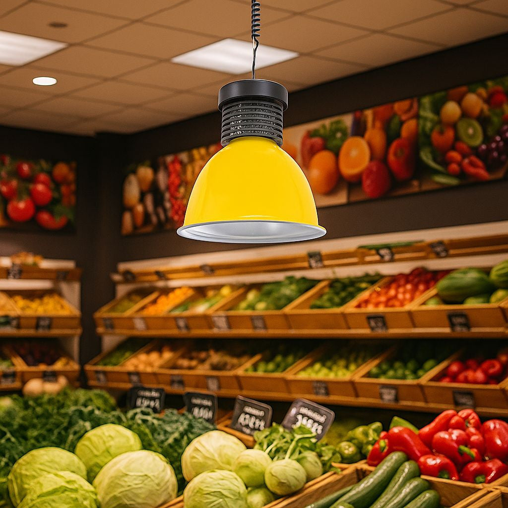 Campana LED 30W especial para Verdulerías