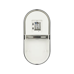 Plafón LED exterior ovalado con sensor PIR - 15W - CCT - IP65