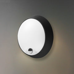 Plafón LED exterior redondo con sensor PIR - 15W - CCT - IP65