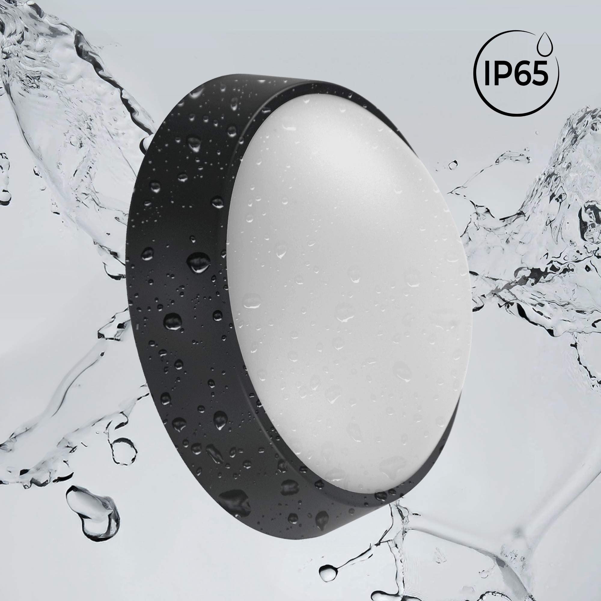Plafón LED exterior redondo - 20W - CCT - 1800lm - IP65