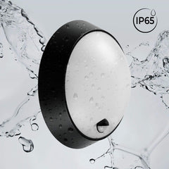Plafón LED exterior redondo con sensor PIR - 20W - CCT - IP65