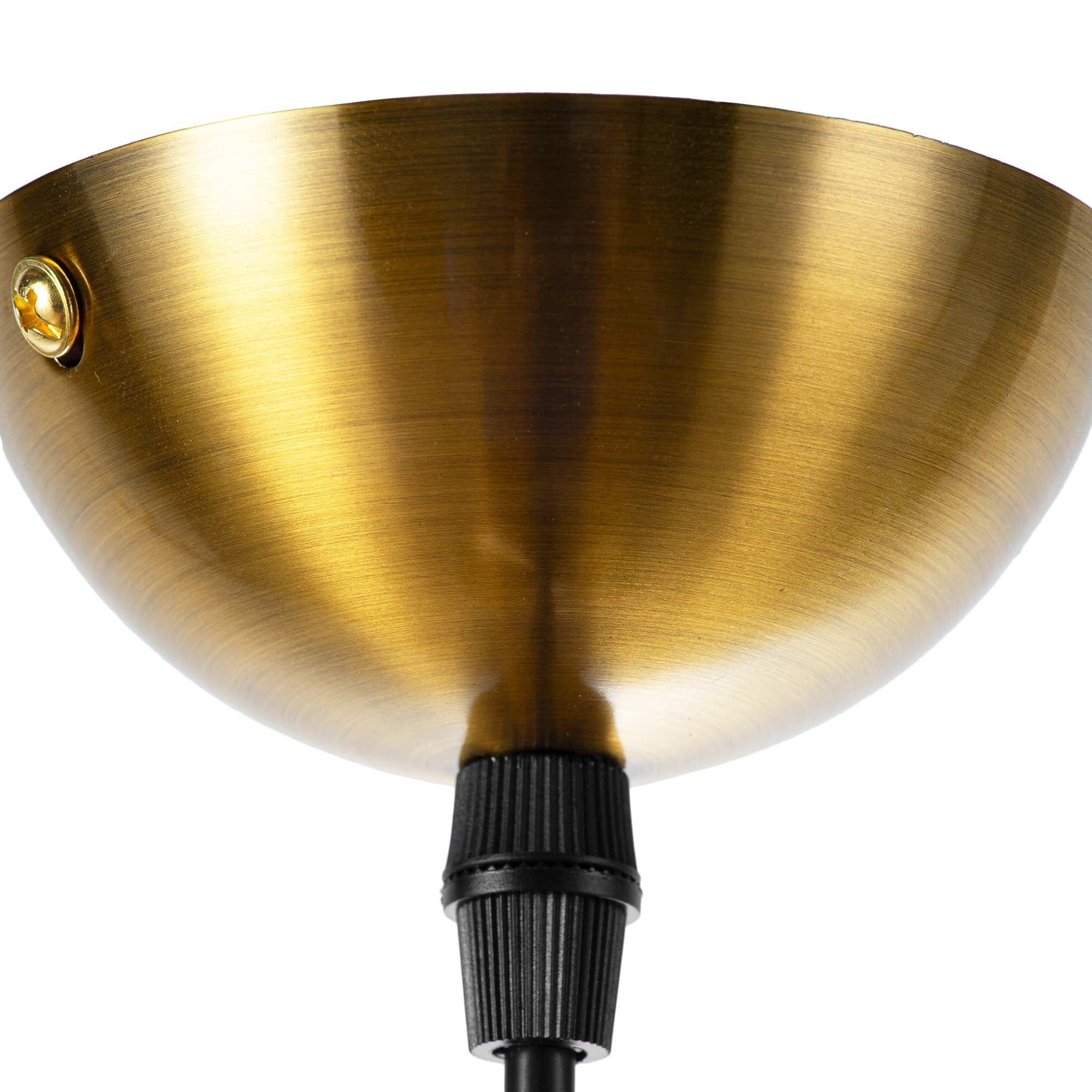 Lámpara industrial retro colgante "MANACOR" con cúpula de metal