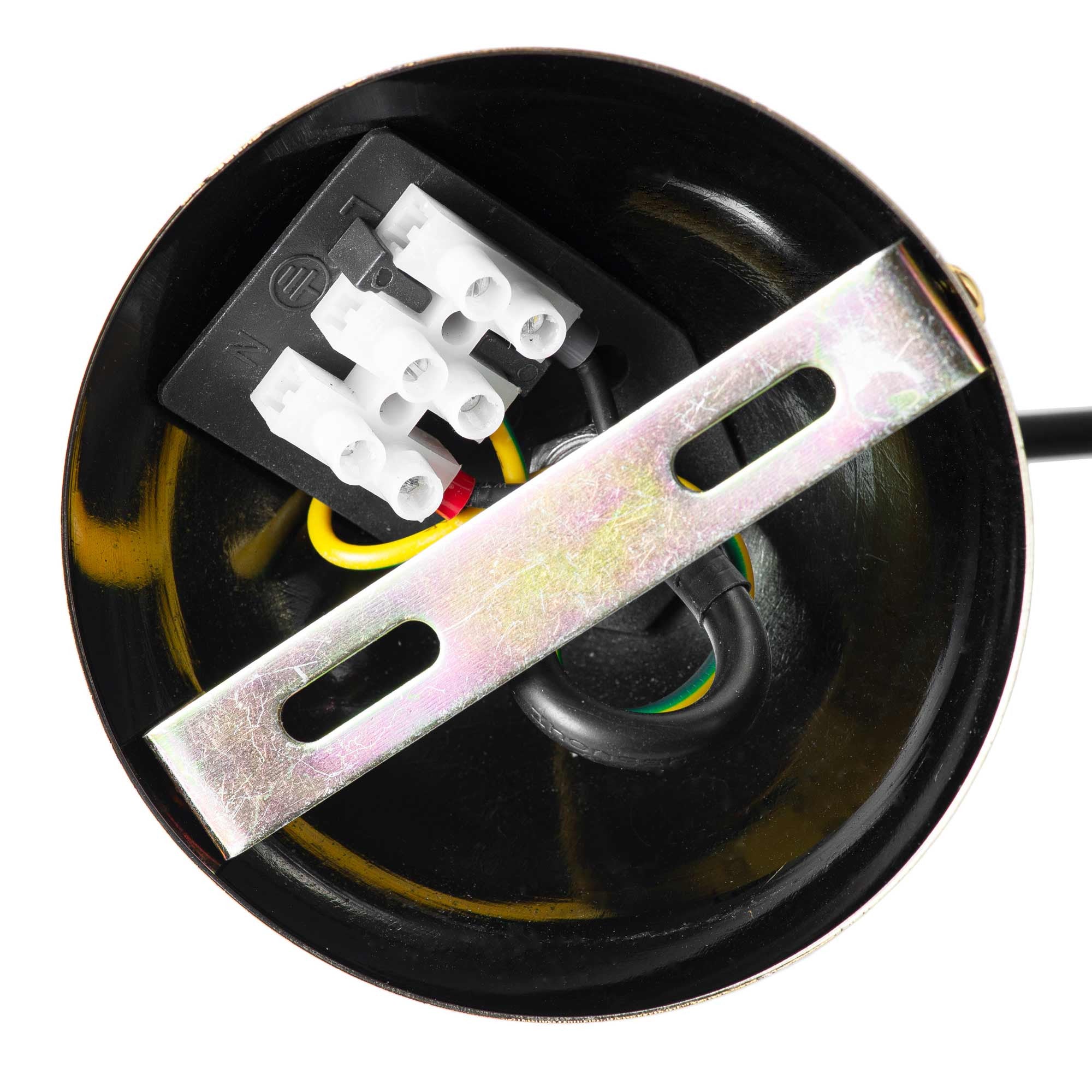 Lámpara industrial retro colgante "MANACOR" con cúpula de metal