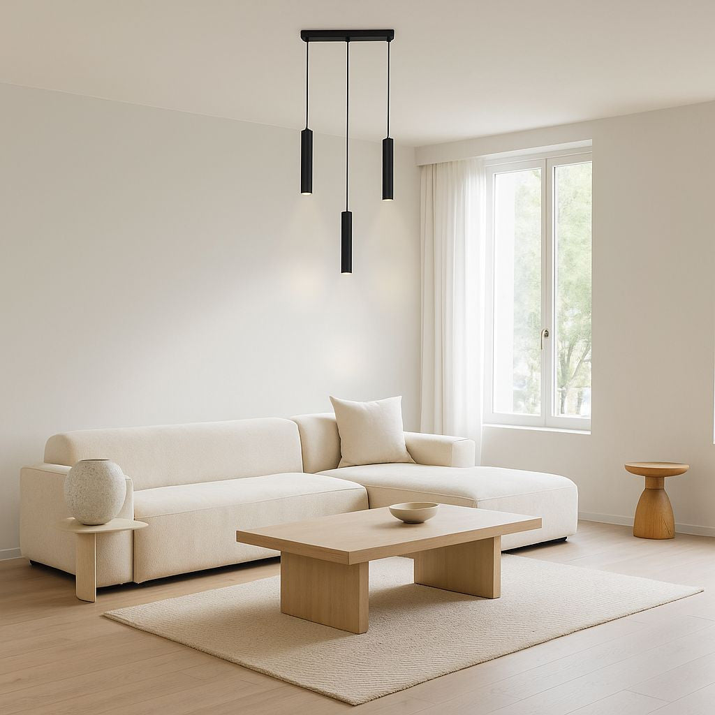 Lámpara colgante triple minimalista "Bila 3" - GU10