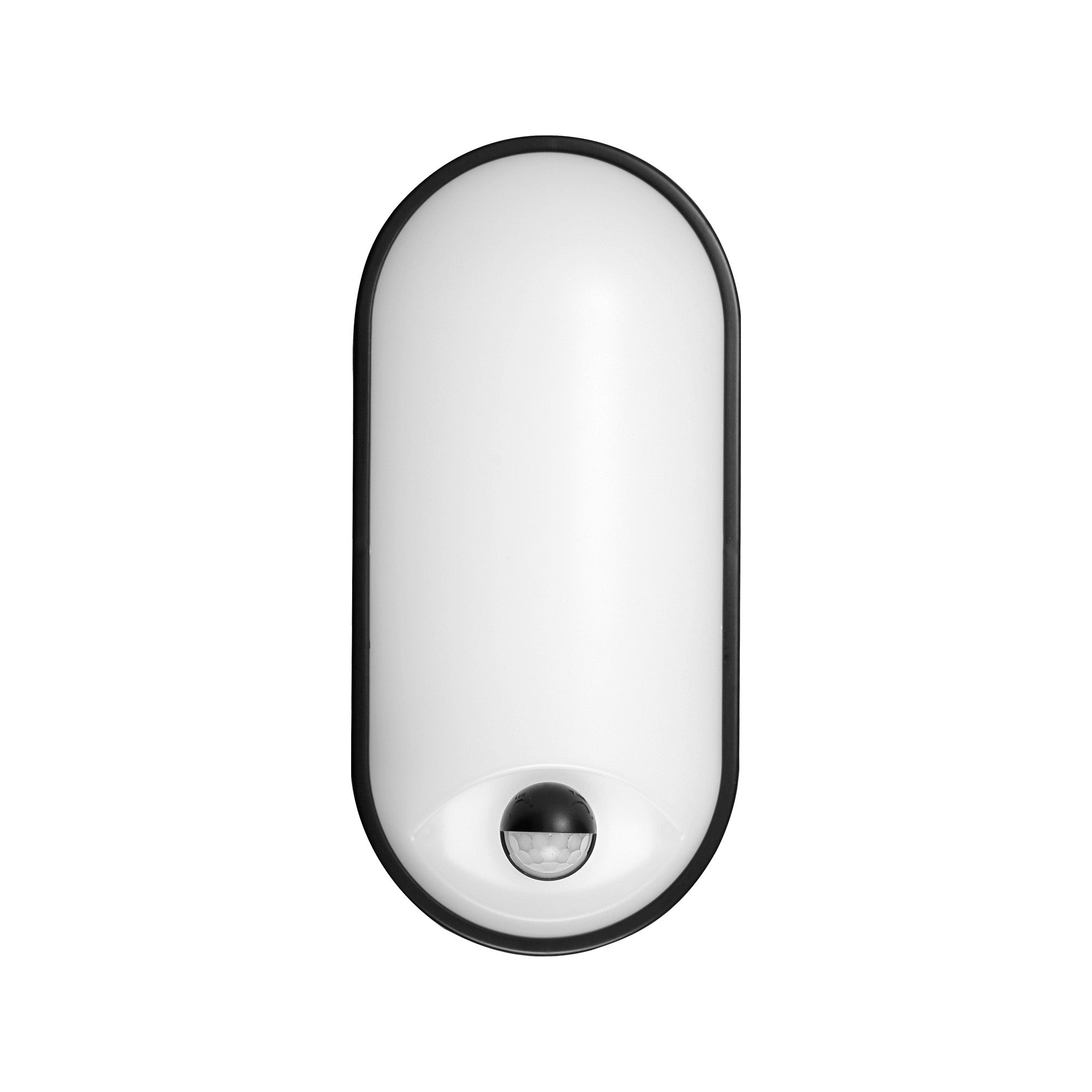 Plafón LED exterior ovalado con sensor PIR - 15W - CCT - IP65