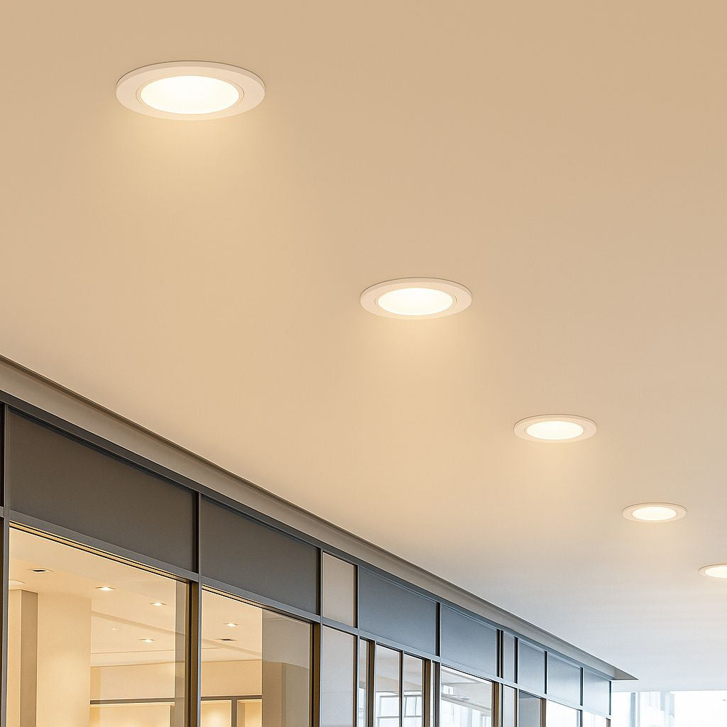 Downlight LED COB CCT 42W - CRI90 - Chip Bridgelux - Driver Lifud - IP20 - Corte Ø 215mm