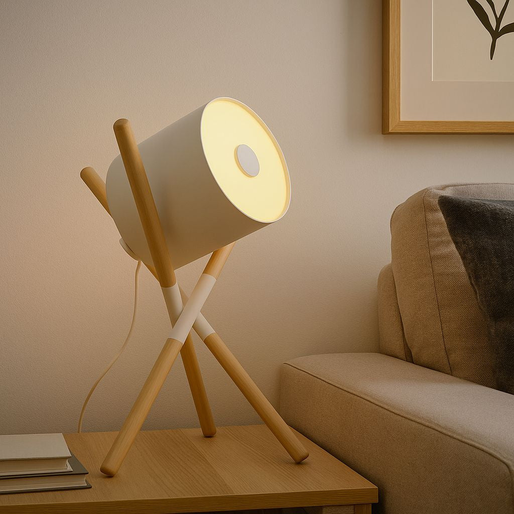 Lámpara de mesa nórdica de trípode "FOCUS" - 3 x E27 / G45