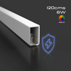 Luminaria lineal para hexágono - RGB IC - 120 cm