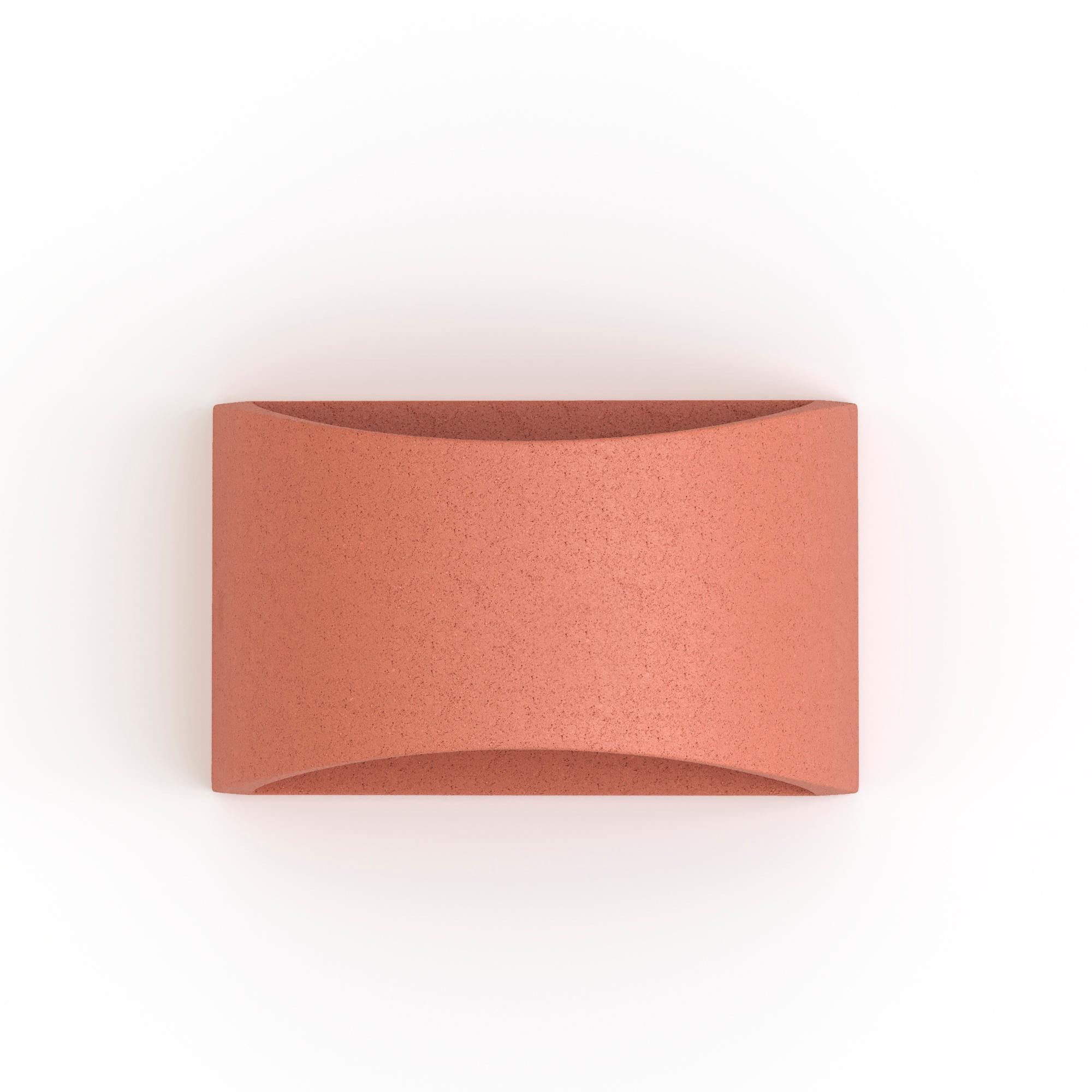 Aplique de pared concreto "Raquel" - Up & down - 1 x G9