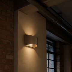 Aplique de pared concreto "Raquel" - Up & down - 1 x G9