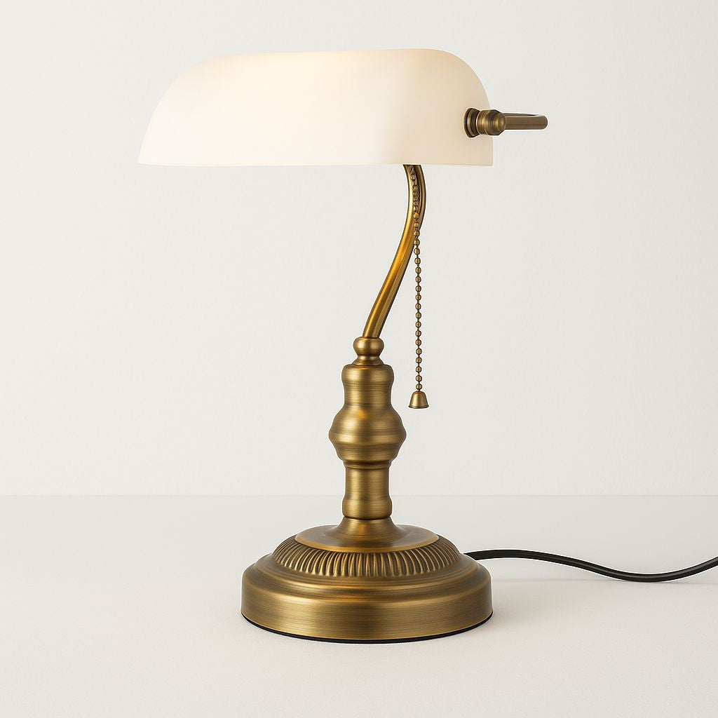Lámpara de mesa vintage "BANQUERO" - E27