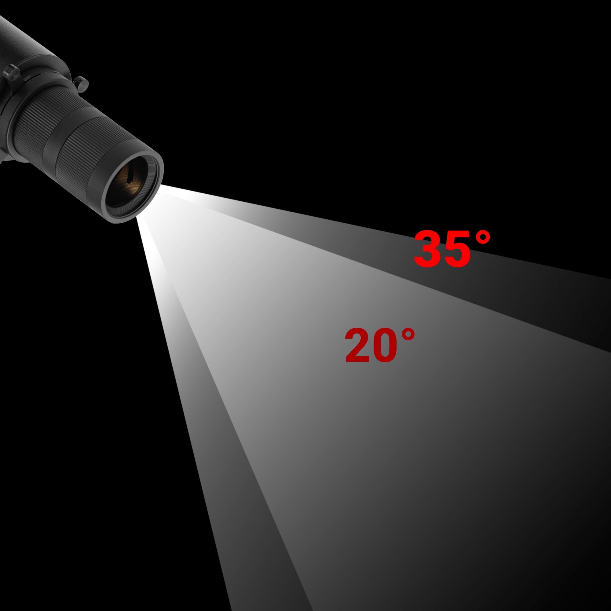 Proyector shapeable de superficie - 20W - ZOOM 20º/35°