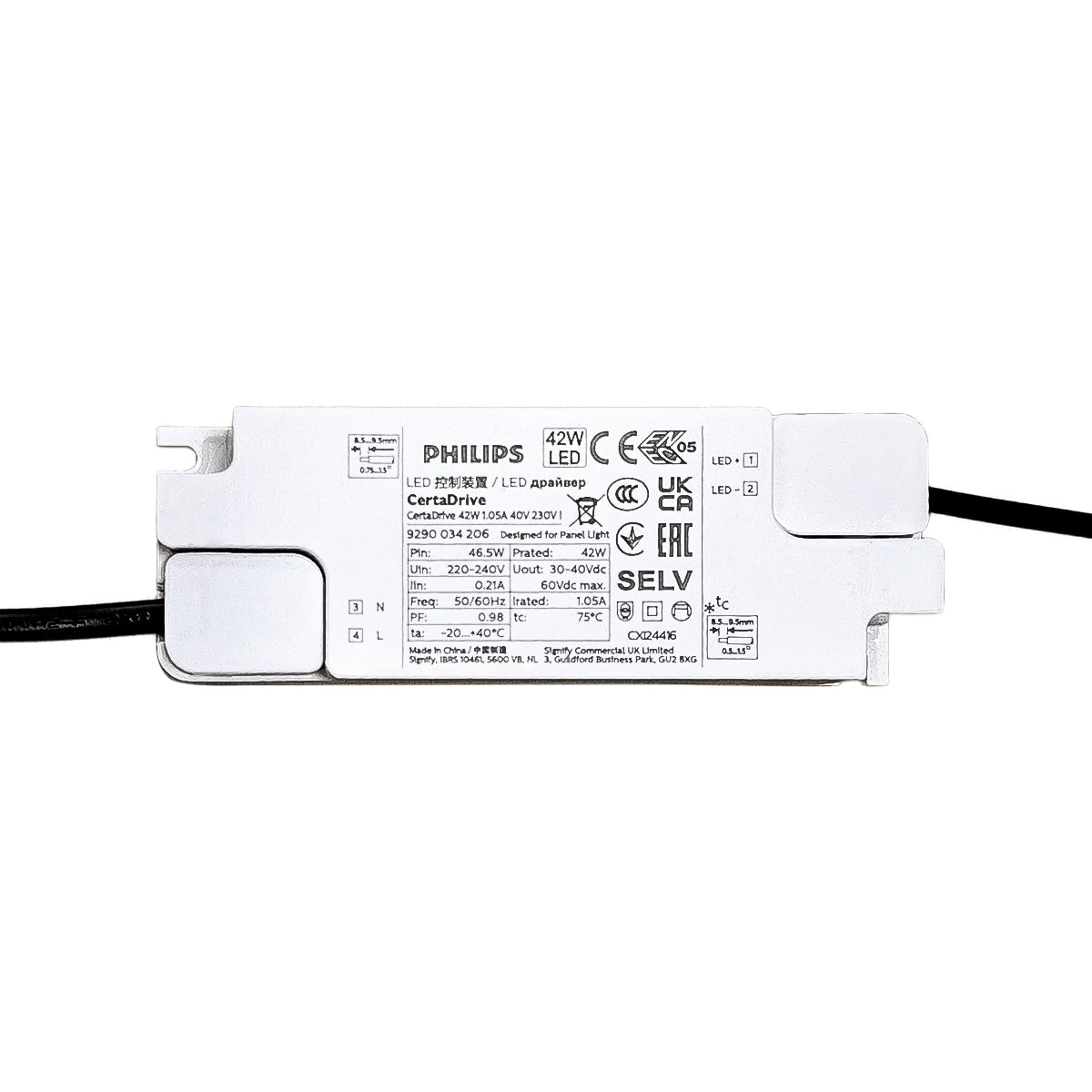 Downlight LED especial para carnicerías - 40W - Driver Philips - Corte Ø210 mm