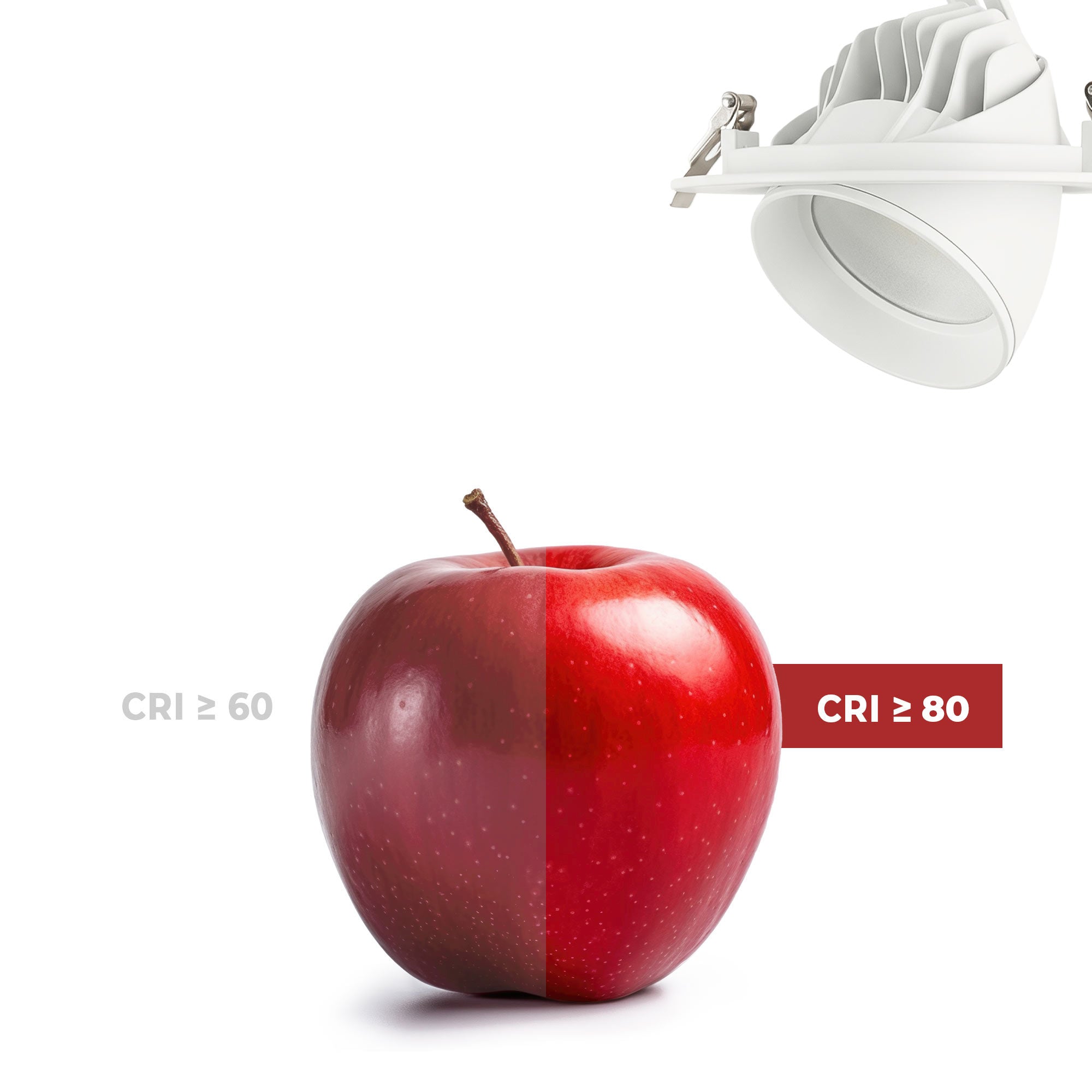 Downlight LED circular orientable CCT 38W - 120° Driver LIFUD