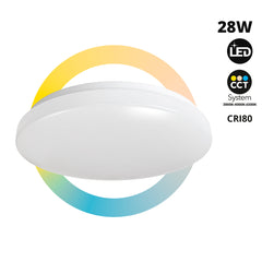 Plafón LED de techo - CCT - 28W - CRI80 - IP20