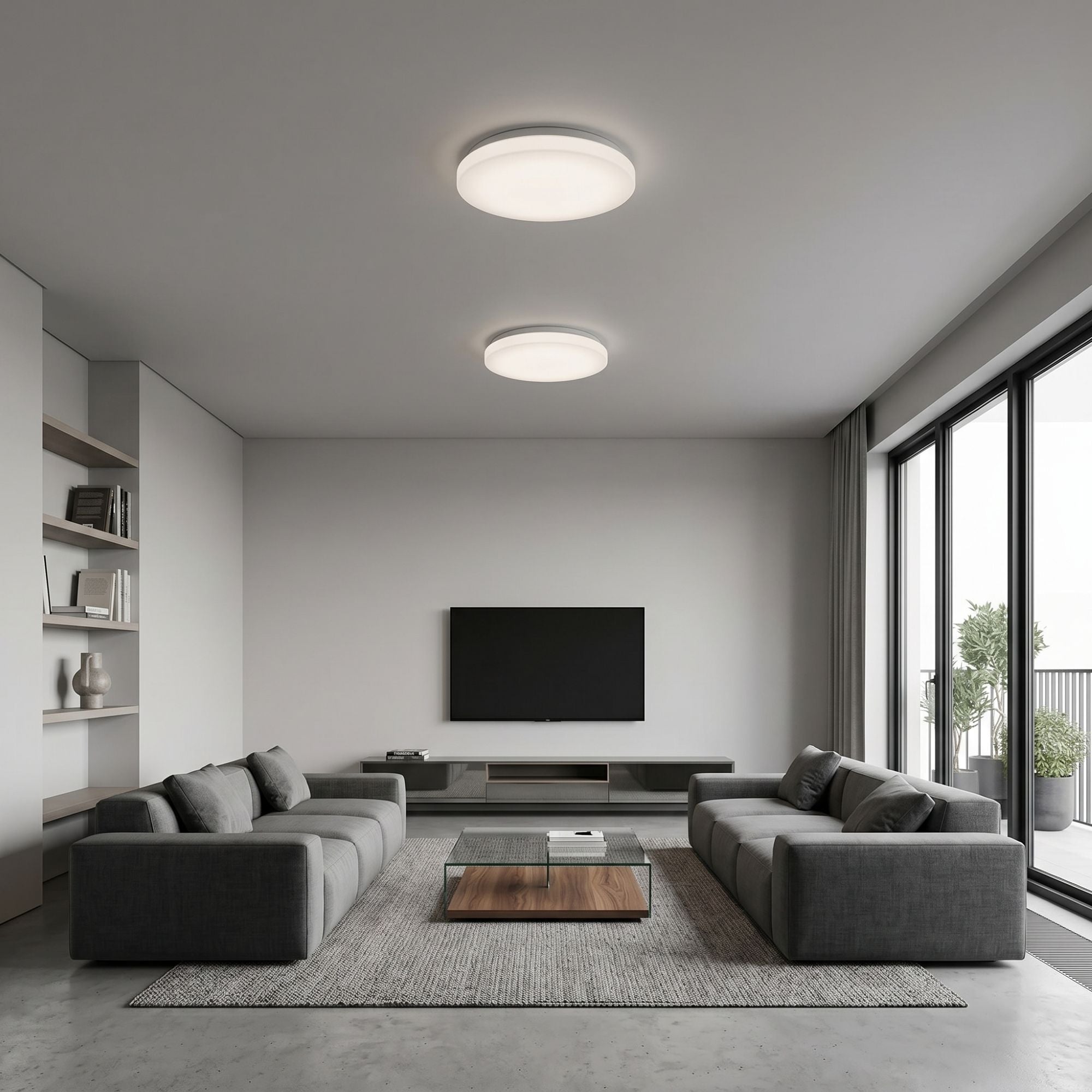 Plafón LED de techo - CCT - 28W - CRI80 - IP20
