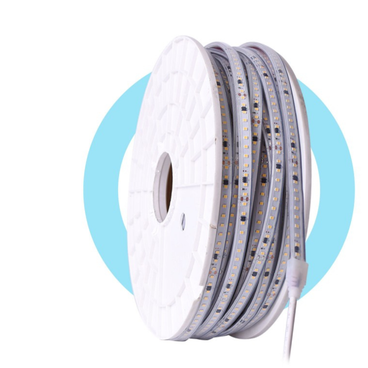 Tira LED 220V - 950W (6000xSMD2835) 12mm -  IP67 - Rollo 50 metros - Corte cada 10cm