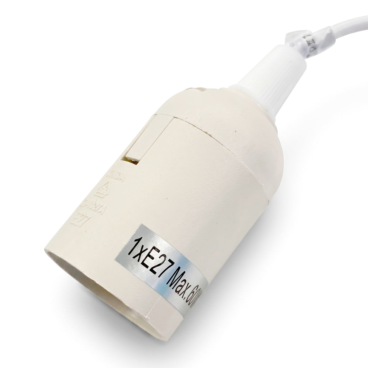 Casquillo E27 con conector rápido - Ideal para obras