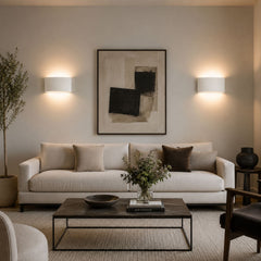 Aplique de pared de escayola "PEARL 300" - Doble cara - G9
