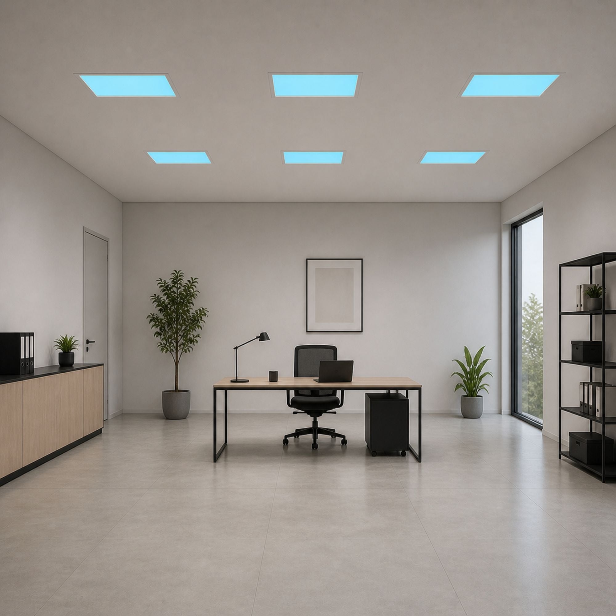 Panel Blue Skylight efecto cielo "SKYWIN SR" - Slim - Daylight - 45W - 60x30cm