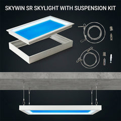 Marco para paneles LED Skylight "SKYWIN SR" - 60x30 - Superficie o suspensión