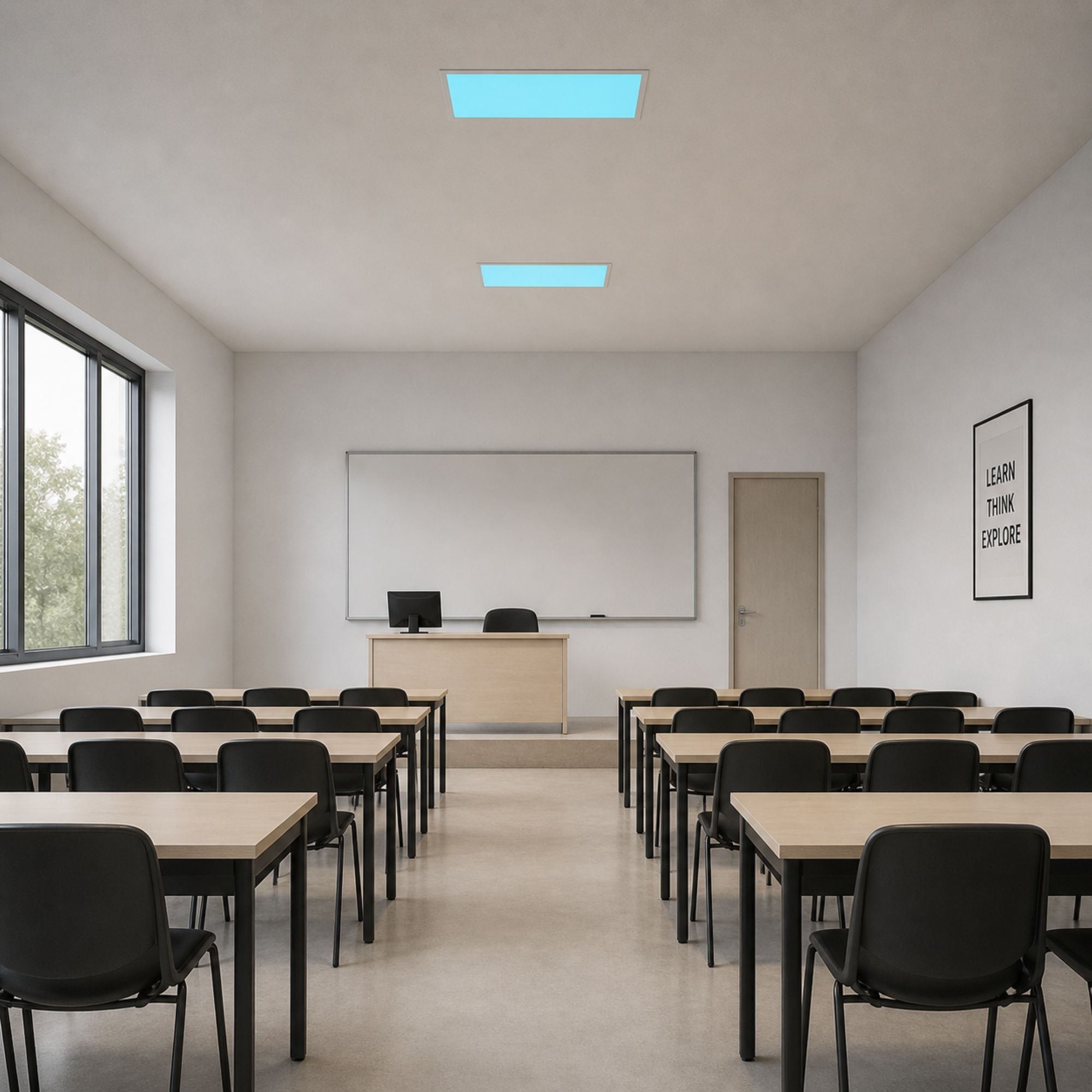 Panel Blue Skylight efecto cielo "SKYWIN SR SMART" - Slim - CCT - 45W - 60x30cm