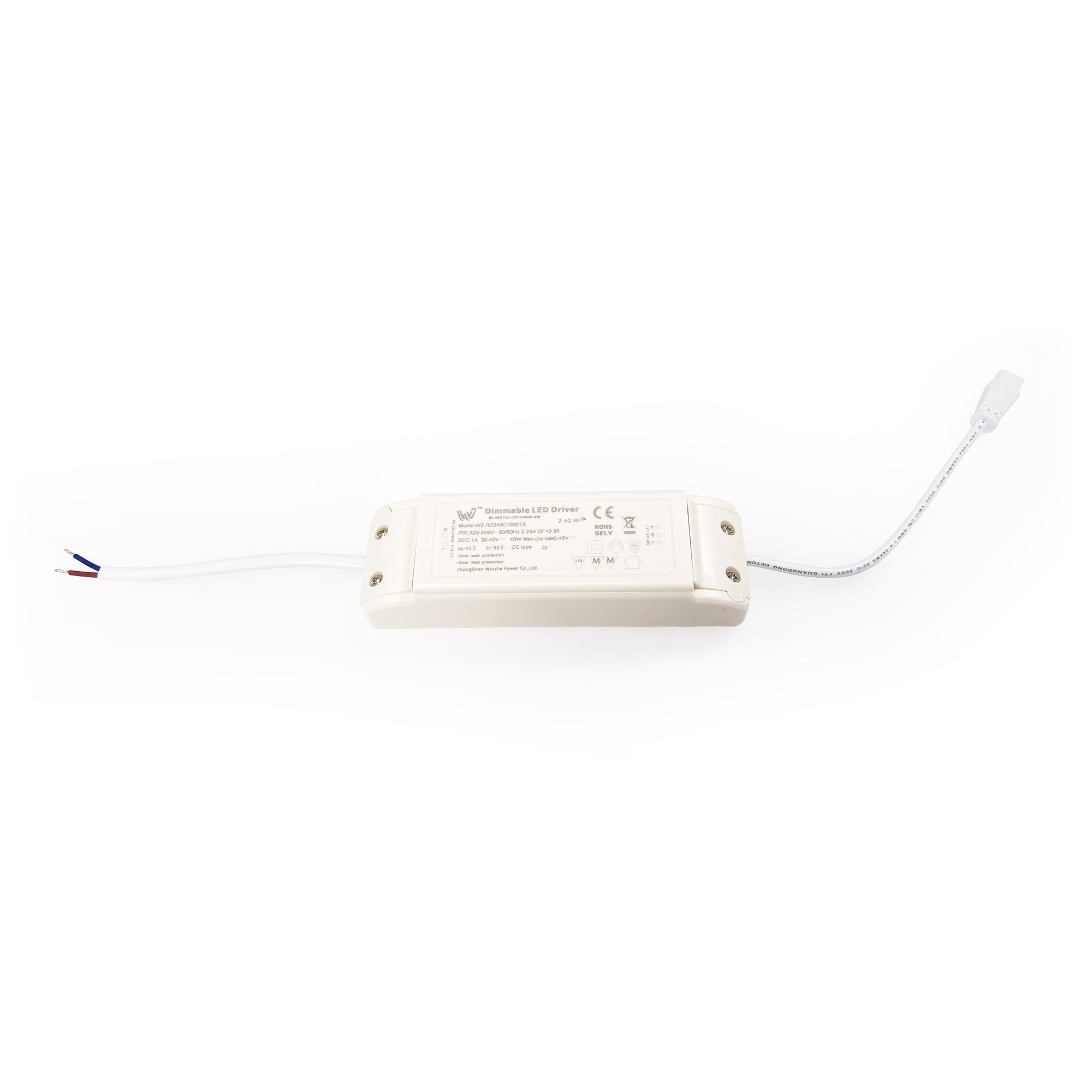 Pack de 2 paneles LED slim CCT regulable con mando - 60x60cm - 40W