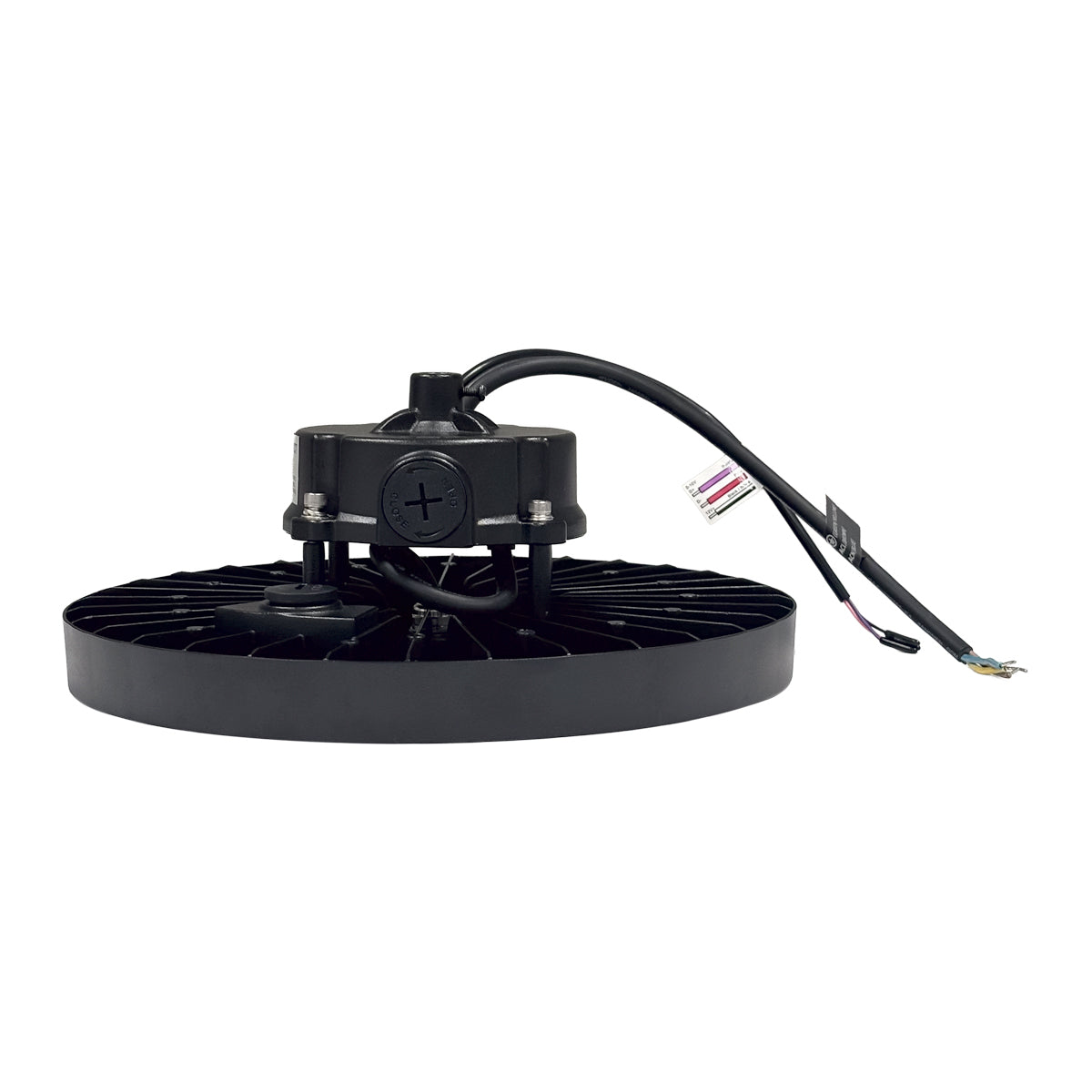 Campana LED UFO industrial - CCT - 150W - 170lm/W - Driver LIFUD - Ángulo seleccionable 110º/90º/70º - IP65