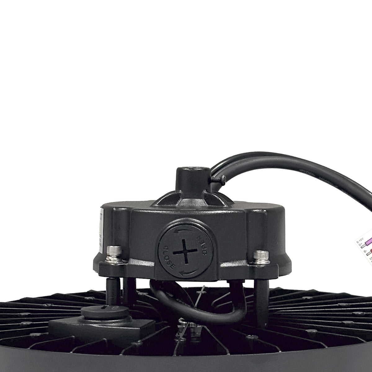 Campana LED UFO industrial - CCT - 200W - 170lm/W - Driver LIFUD - Ángulo seleccionable 110º/90º/70º - IP65