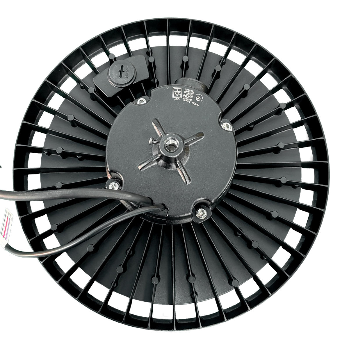 Campana LED UFO industrial - CCT - 200W - 170lm/W - Driver LIFUD - Ángulo seleccionable 110º/90º/70º - IP65
