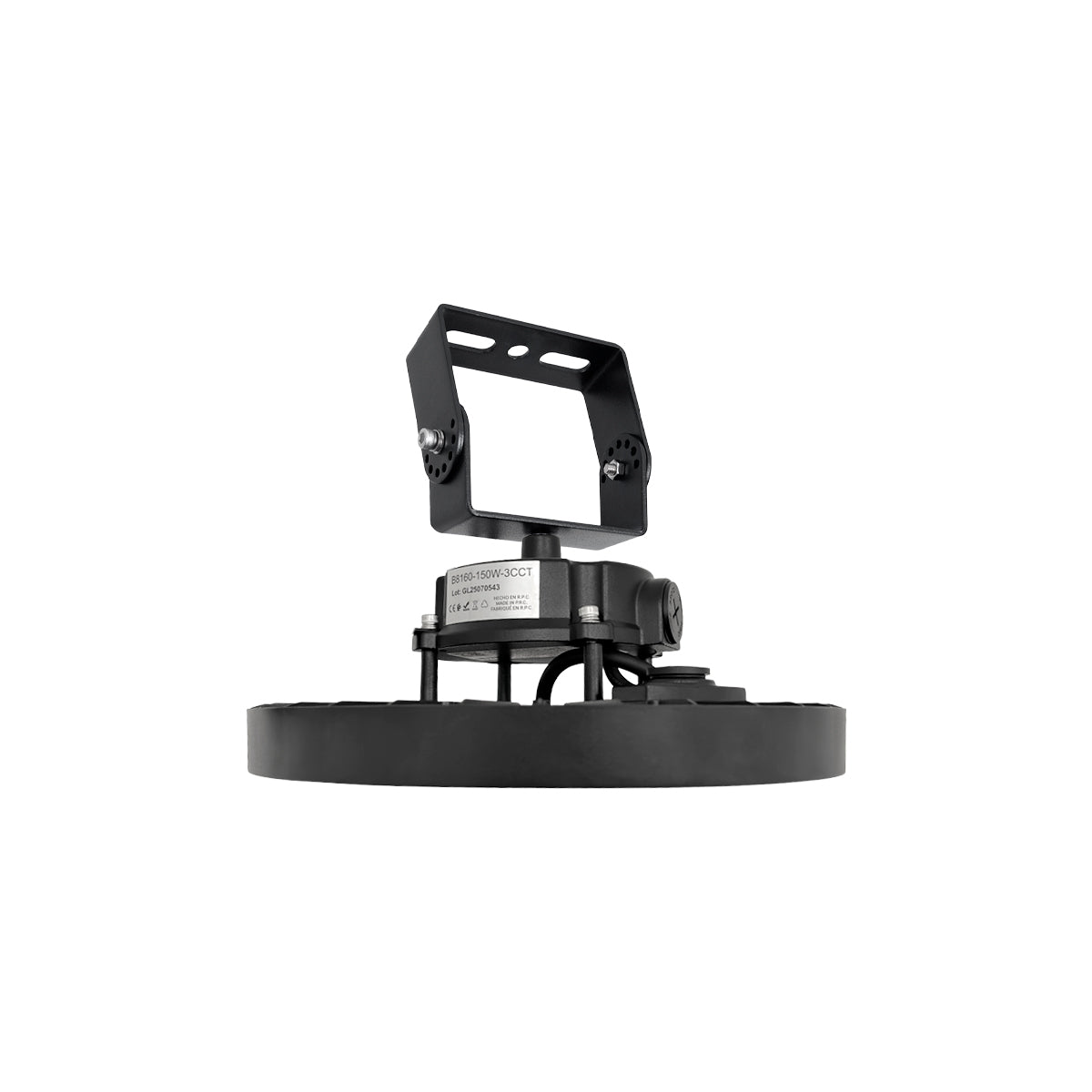 Campana LED UFO industrial - CCT - 150W - 170lm/W - Driver LIFUD - Ángulo seleccionable 110º/90º/70º - IP65