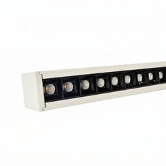 Luminaria  colgante lineal LED 30W 120cm 2750lm de bajo UGR16