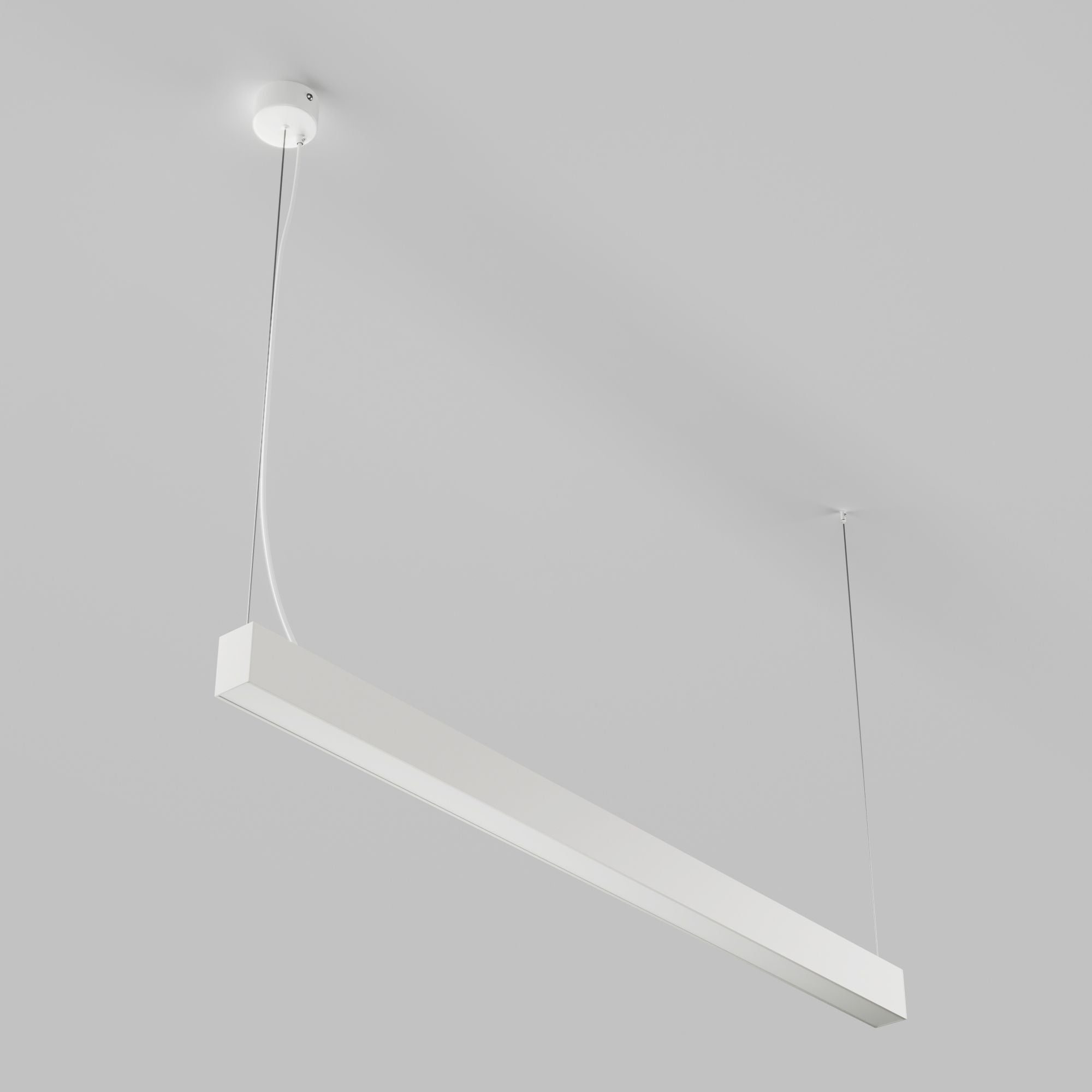 Lámpara lineal LED DOB CCT - 40W - 120cm - 120lm/W - PVC - Suspensión