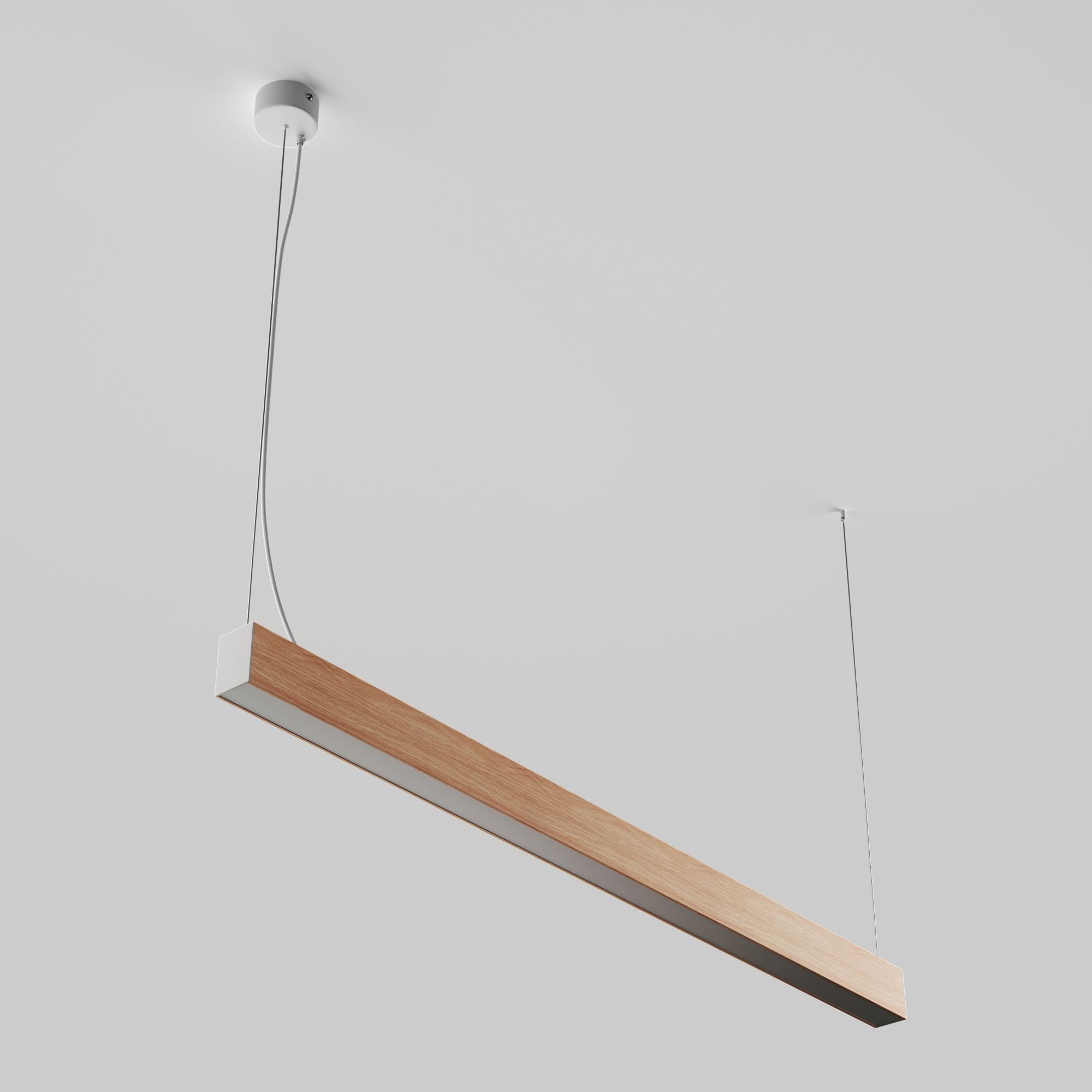 Lámpara lineal LED DOB CCT - 40W - 120cm - 120lm/W - PVC - Suspensión