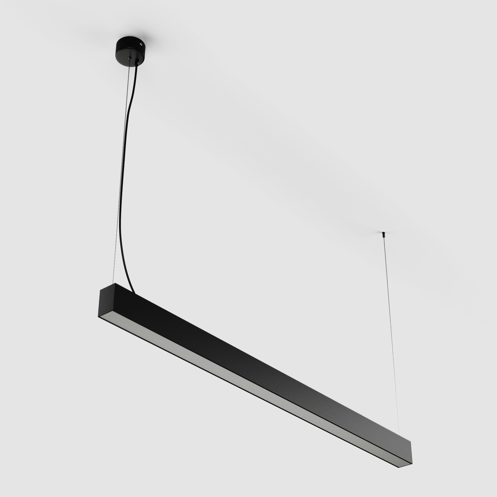 Lámpara lineal LED DOB CCT - 40W - 120cm - 120lm/W - PVC - Suspensión