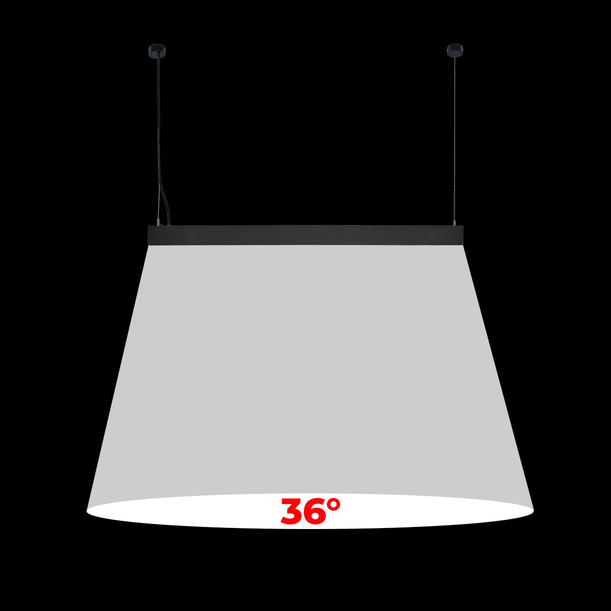 Luminaria lineal LED CCT - Suspensión/superficie - Potencia ajustable 20W/30W/40W - 120cm - UGR 17