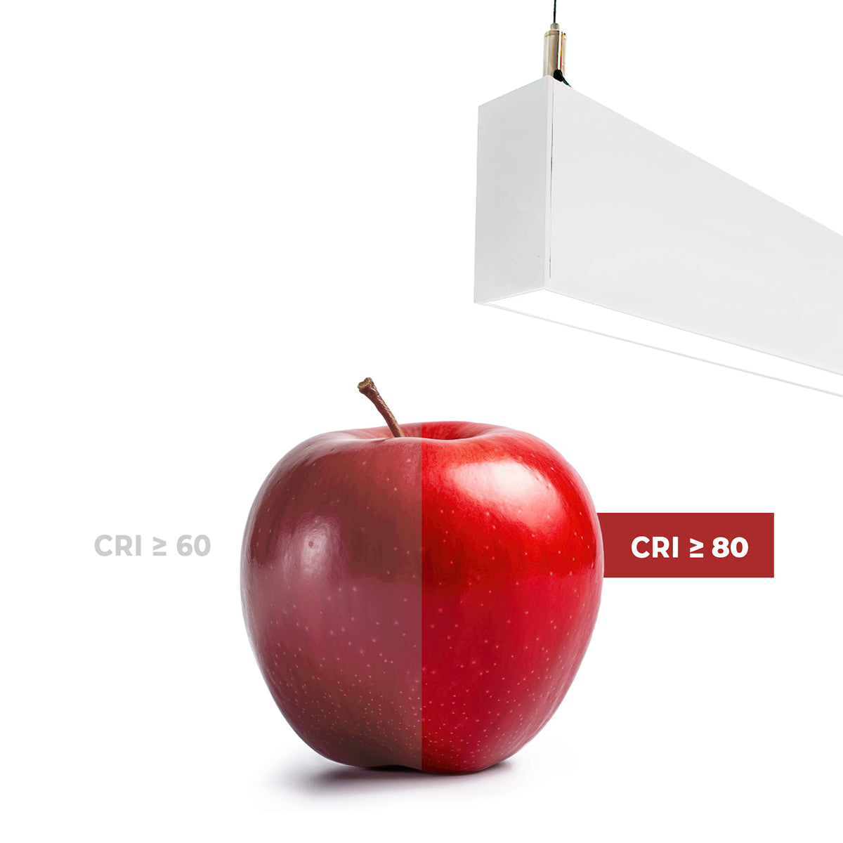 Luminaria lineal LED CCT - Bidireccional - Suspensión - Potencia ajustable 20W/30W/40W - 120cm - UGR 19