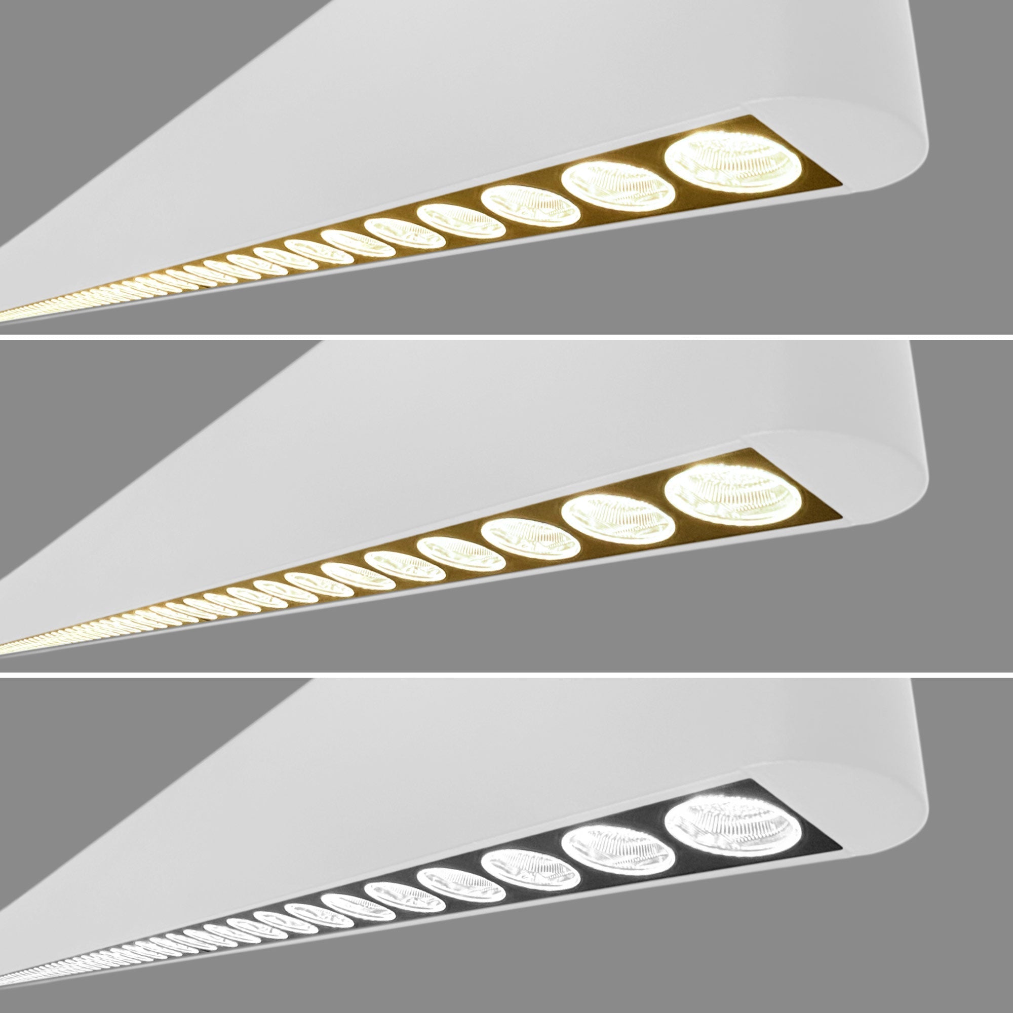 Luminaria lineal LED CCT - Bidireccional - Suspensión - Potencia ajustable 20W/30W/40W - 120cm - UGR 17