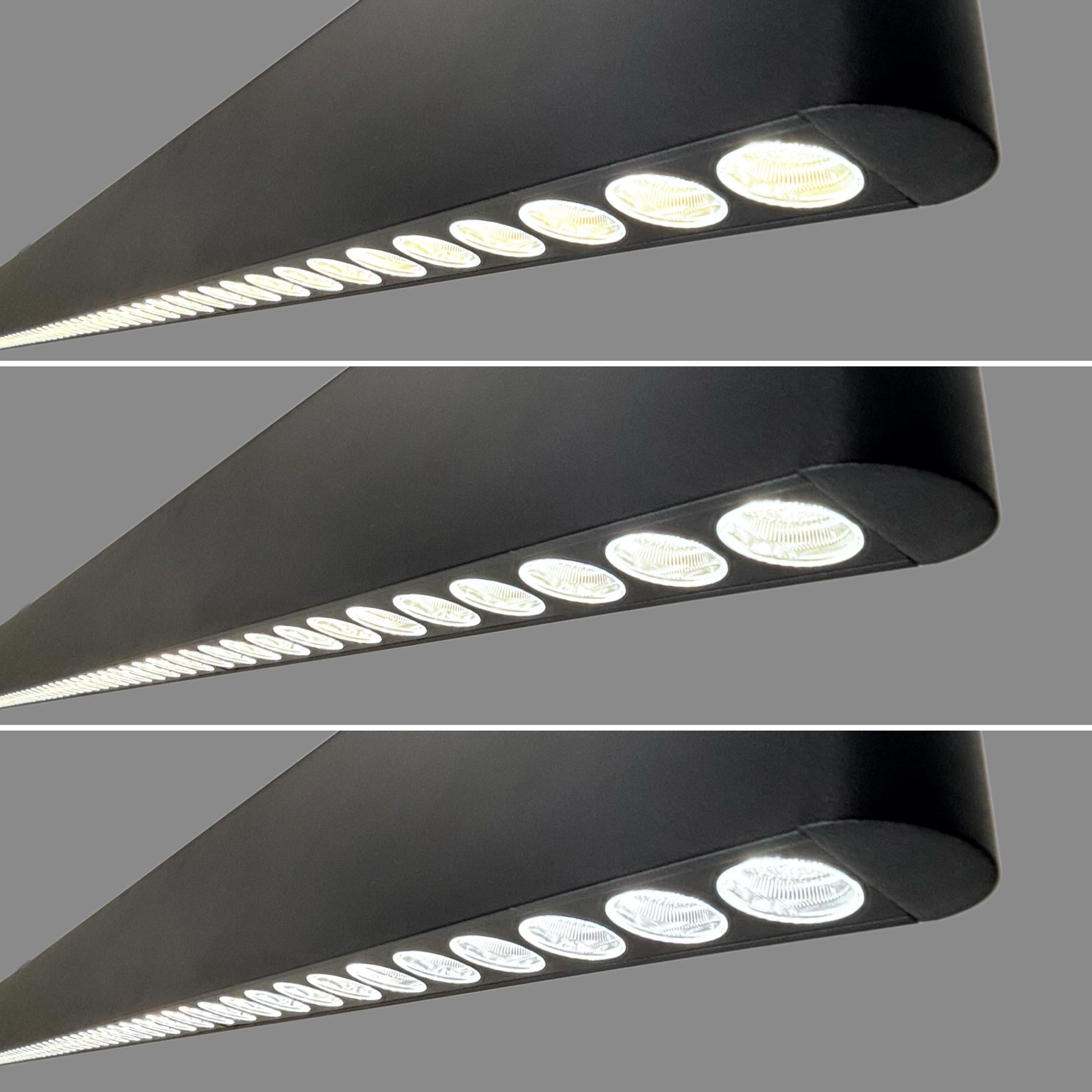 Luminaria lineal LED CCT - Suspensión - Potencia ajustable 20W/30W/40W - 120cm - UGR 17