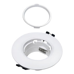 Aro downlight circular para bombilla GU10 / MR16 - Bajo UGR - Corte Ø60 mm