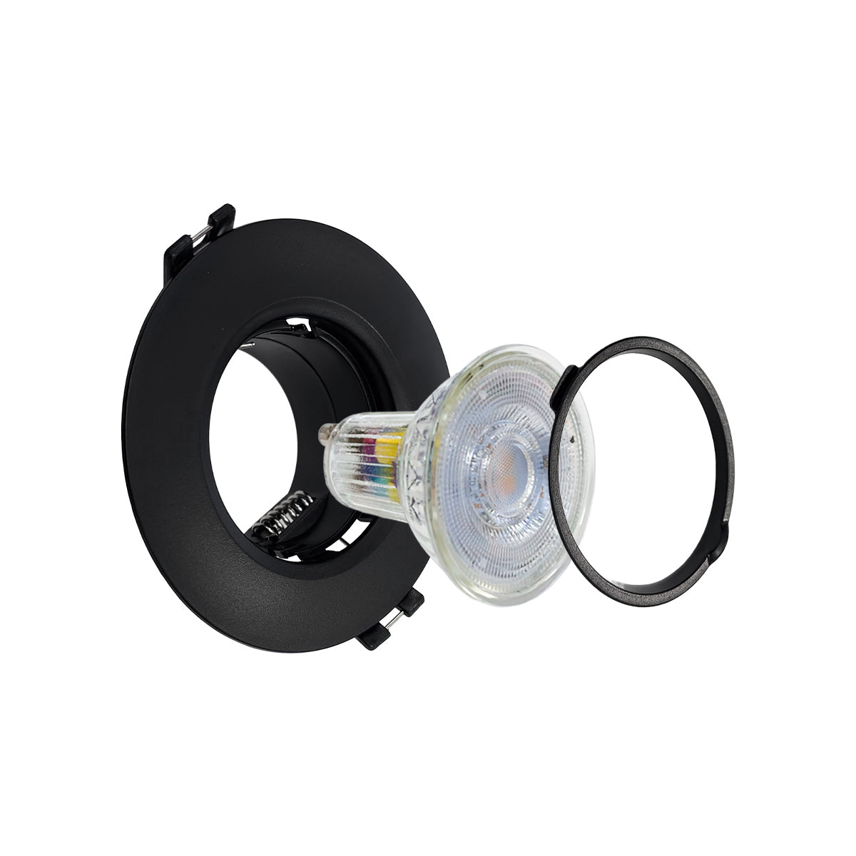 Aro downlight circular para bombilla GU10 / MR16 - Bajo UGR - Corte Ø60 mm