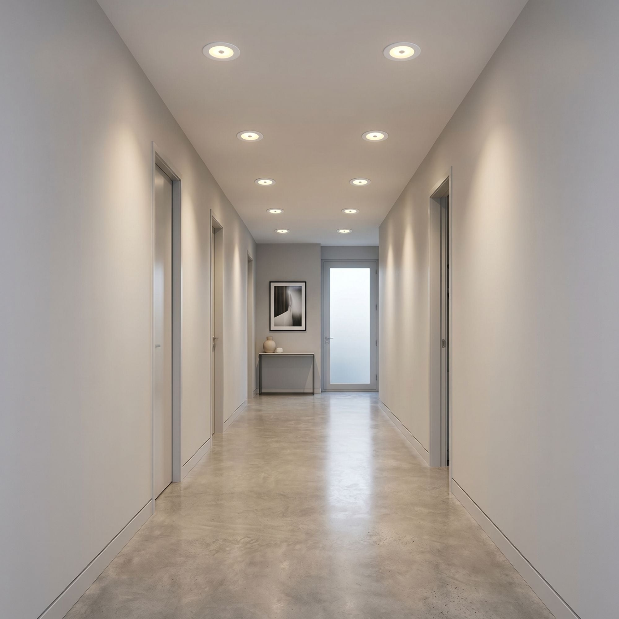 Downlight LED con sensor PIR "CLIO" - 8W - CCT - 700lm - Corte Ø85mm - IP54